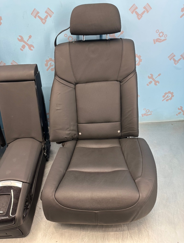 Сиденья комфорт вентиляция черная кожа задняя 7 2011 F02 N63