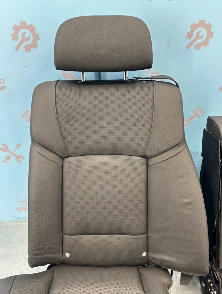 Сиденья комфорт вентиляция черная кожа задняя 7 2011 F02 N63