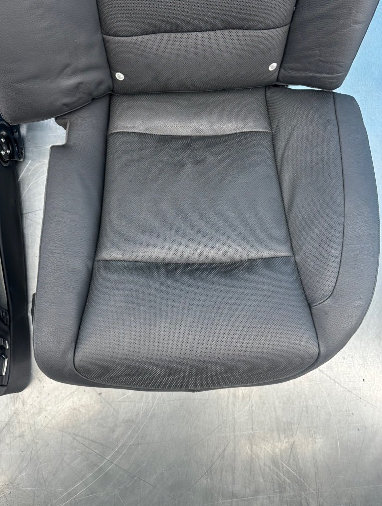 Сиденья комфорт вентиляция черная кожа задняя 7 2011 F02 N63