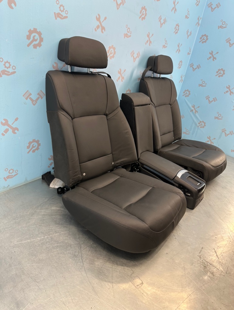 Сиденья комфорт вентиляция черная кожа задняя 7 2011 F02 N63