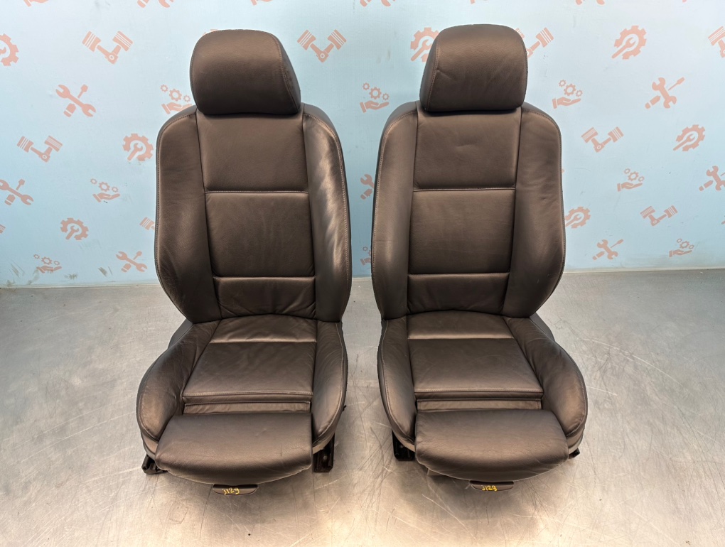 Сиденья спорт электро черная кожа Bmw X5 2004 E53 N62 контрактная