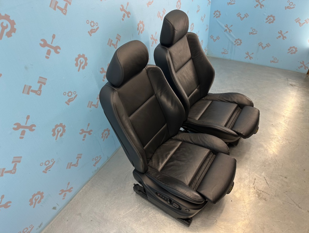 Сиденья спорт электро черная кожа Bmw X5 E53 N62