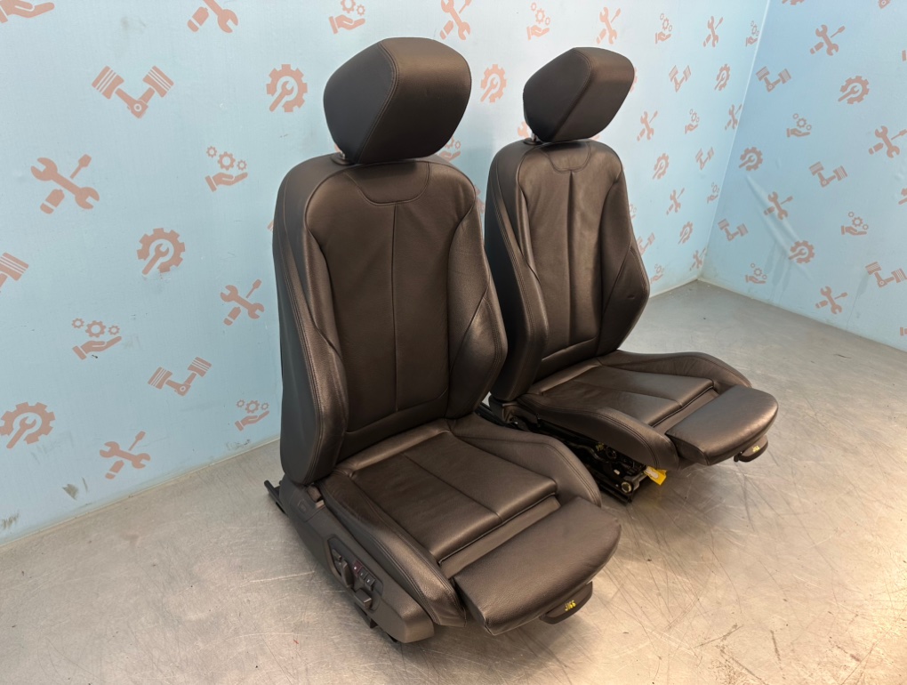 Сиденья спорт электро черная кожа 3 2012 F30 N55