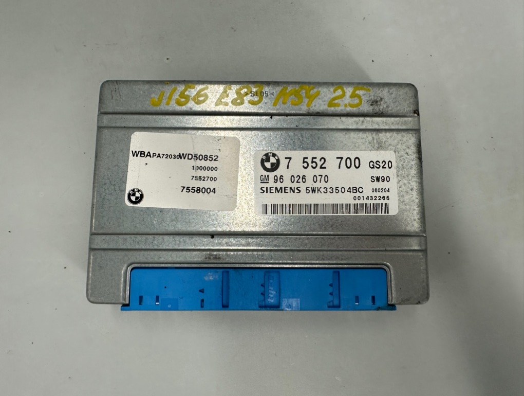 Блок управления АКПП BMW X3 2006 E83 М54 7552700 контрактная