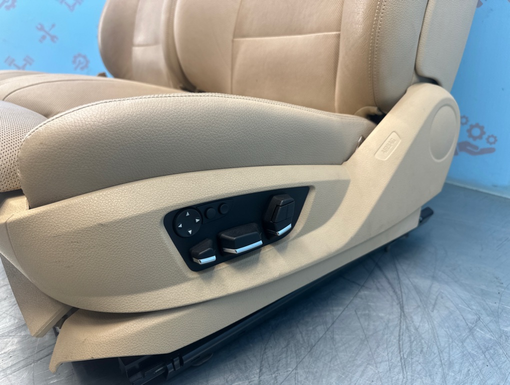 Сиденья комфорт бежевая кожа 5 2010 F10 N52