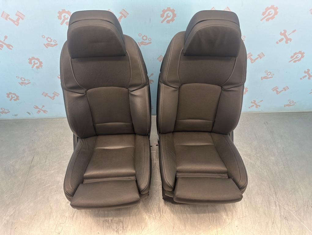 Сиденья комфорт черная кожа BMW 5 2014 F10 N55 контрактная