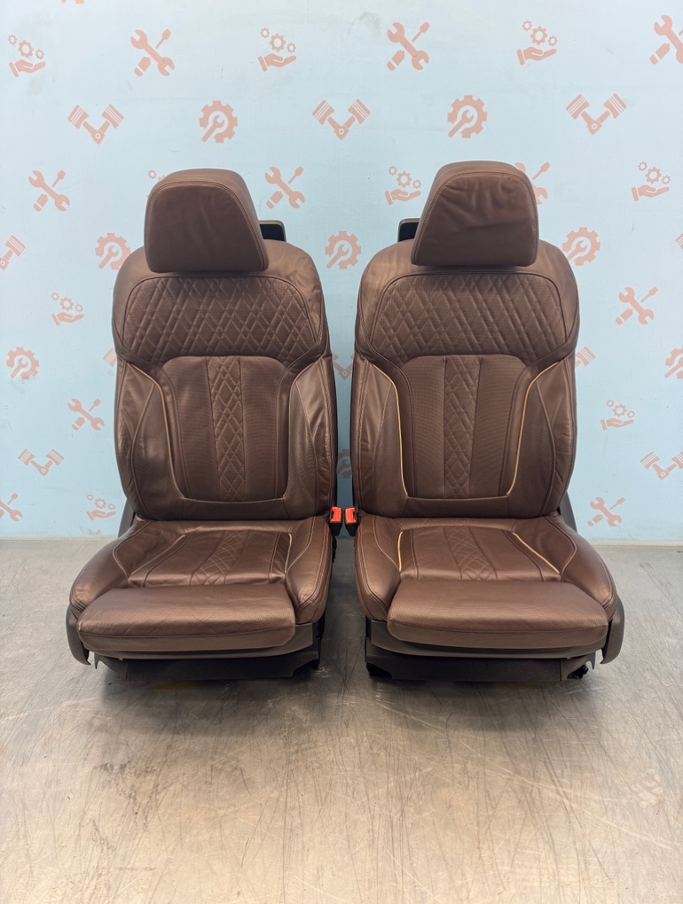 Сиденья комфорт вентиляция массаж BMW 7 G11 контрактная