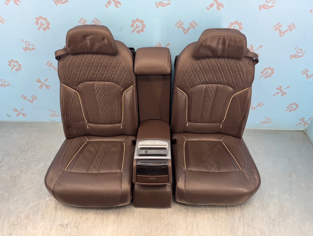 Диван задний электро вентиляция BMW 7 G12 контрактная