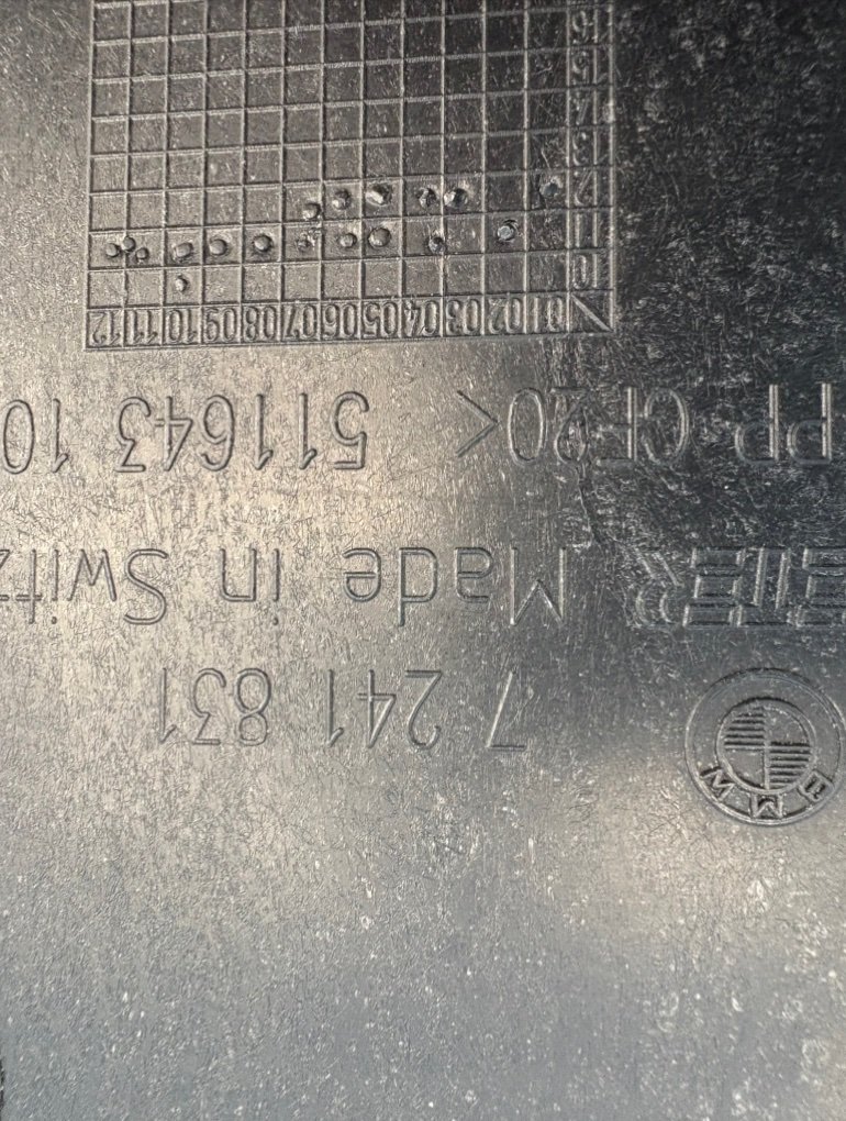 Защита днища кузова левая 3 2012 F30 N55 Защита днища кузова левая 3 2012 F30 N55