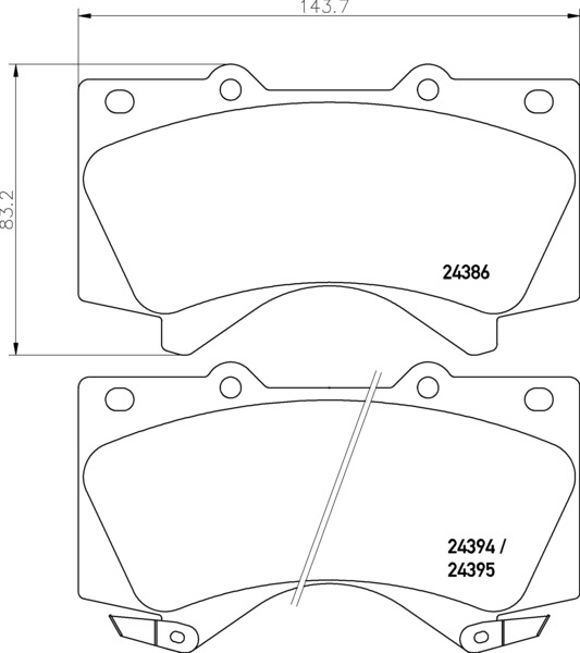 Тормозные колодки Toyota Land Cruiser GRJ200 переднее NP1045SC