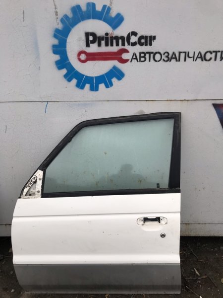 Дверь Mitsubishi Pajero V45W 6G74 1998 передняя левая MR439493 (б/у)