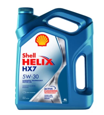 Масло моторное 4L 5W30 полусинтетика SHELL HX7 5W30