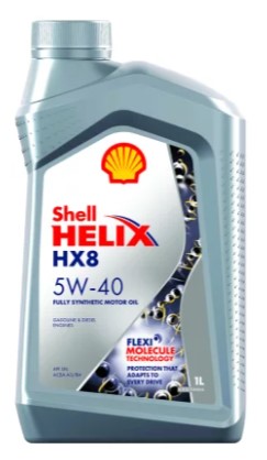 Масло моторное 1L 5W40 синтетика SHELL HX8 5W40 1L