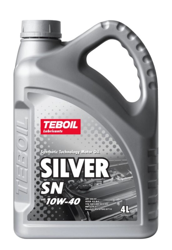 Масло моторное 4L 10W40 полусинтетика TEBOIL SILVER SN 10W40