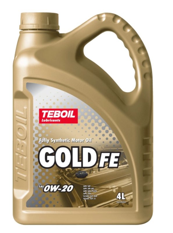 Масло моторное 4L 0W20 синтетика TEBOIL GOLD FE 0W20