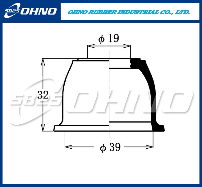 Пыльник шаровой опоры Mitsubishi Lancer CT9A dc-1649