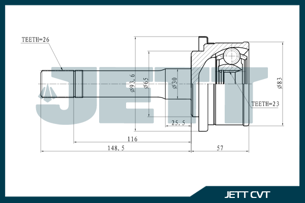 Шрус Mazda Bongo SE28M V41-4017