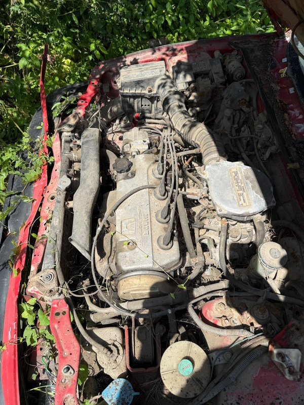 Двигатель Honda civic 1990 1.5 d15b Б/У