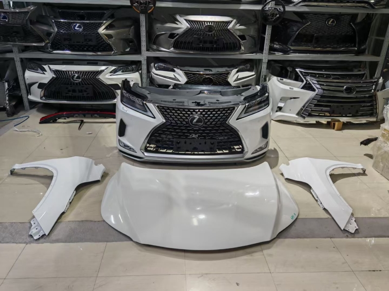 Рестайлинг комплект Ноускат+Оптика+крылья+капот Lexus RX350 GGL25 2GRFKS 2019 (б/у)