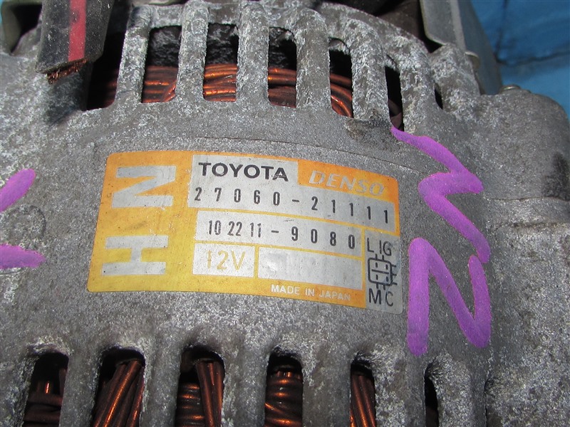 Генератор TOYOTA FUNCARGO NCP21 1NZ FE
