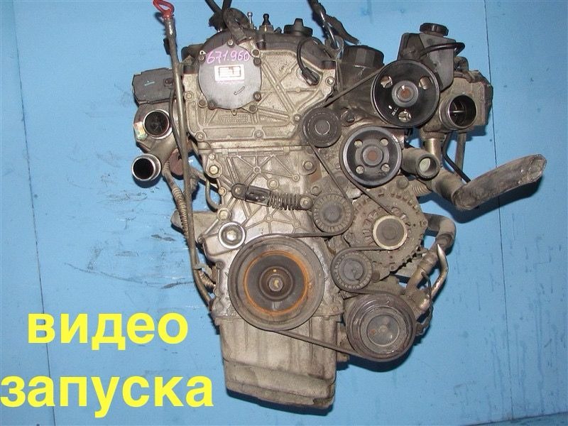 Двигатель SSANGYONG Actyon Sports QJ D20DTR 671.960 67101002A0 контрактная