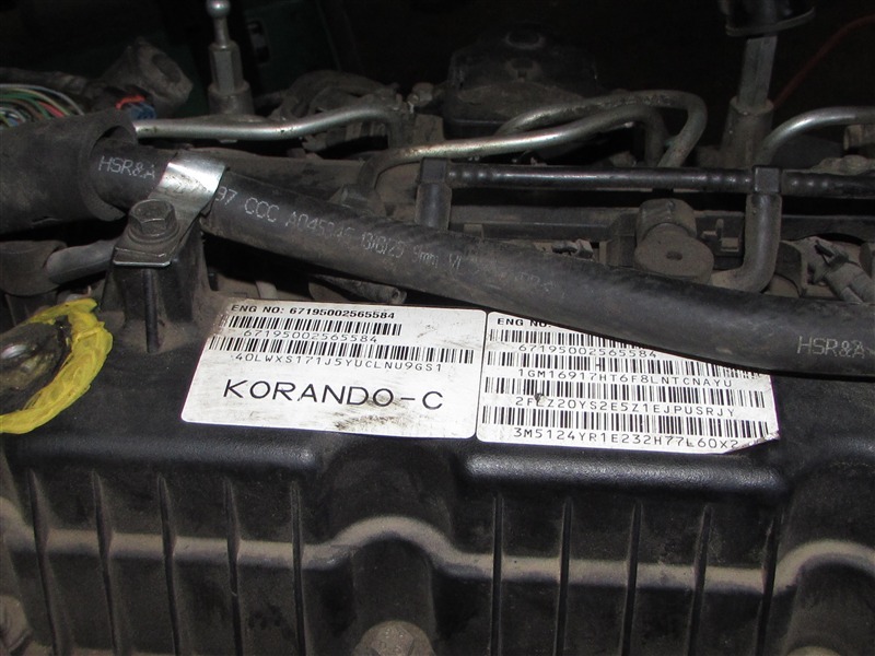 Двигатель Korando CK D20DTF 671.950