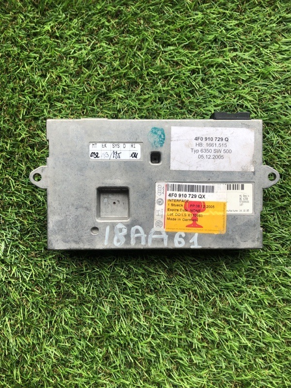 БЛОК УПРАВЛЕНИЯ MMI/INTERFACE A6 C6 2005 седан 5 дв 3.0 BMK