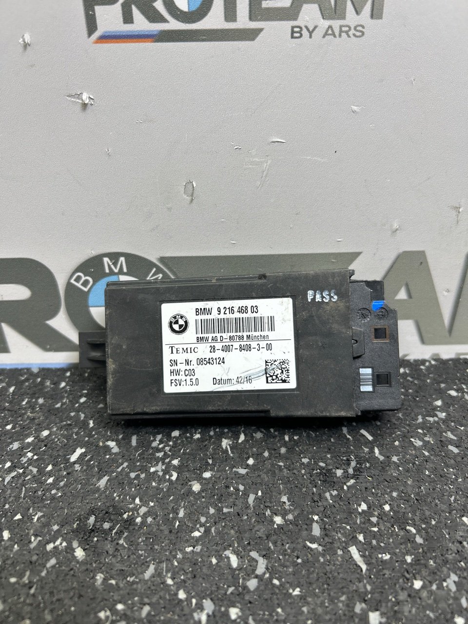 Блок управления сиденьем BMW X5 2016 F15 9216468 контрактная