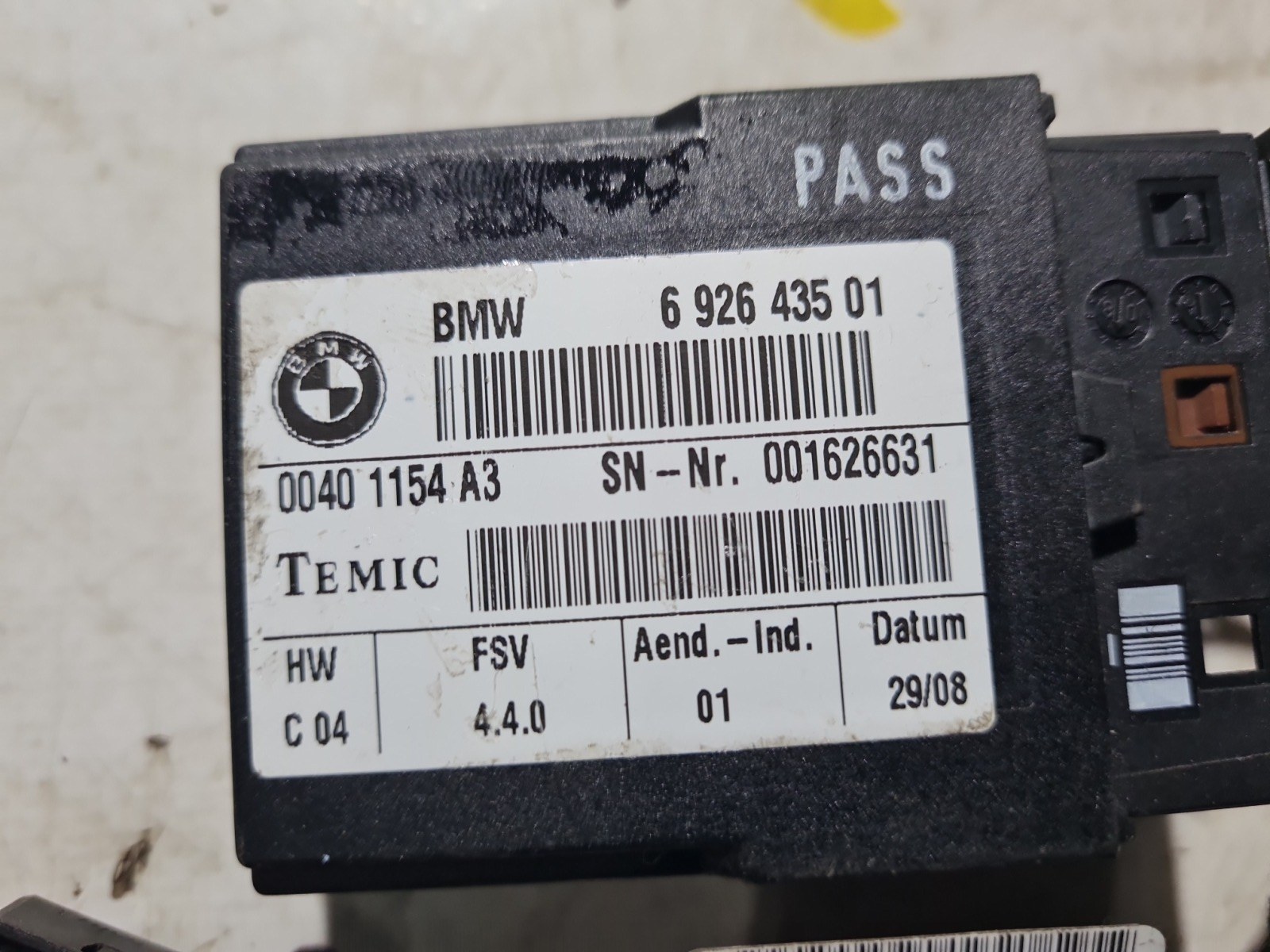 Модуль сиденья X6 2008 E71 N54B30