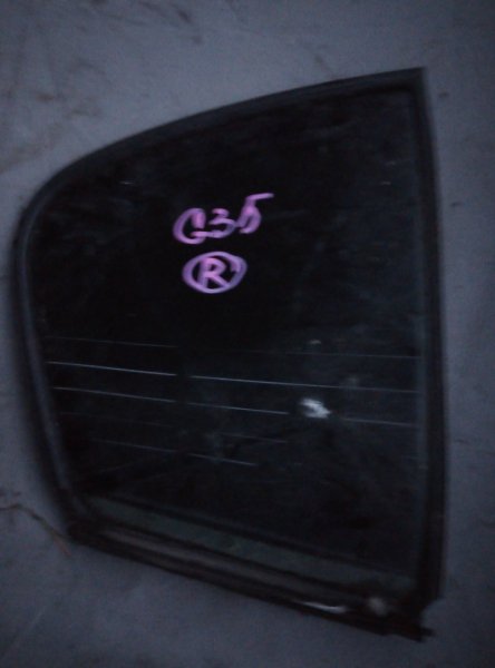 Форточка двери Infiniti G35 V36 задняя правая (б/у)