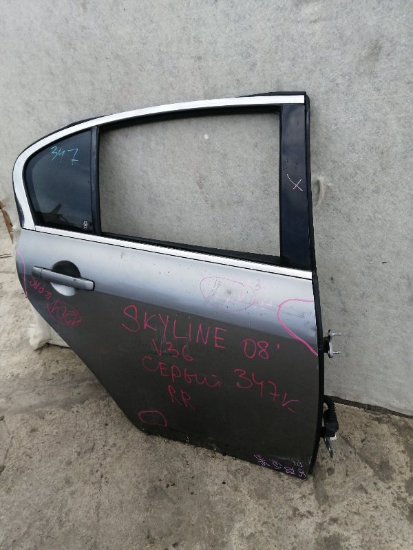 Дверь Nissan Skyline V36 задняя правая (б/у)