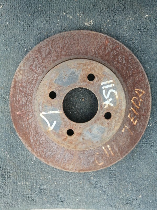 Тормозной диск Nissan Tiida C11 HR15 передний (б/у)