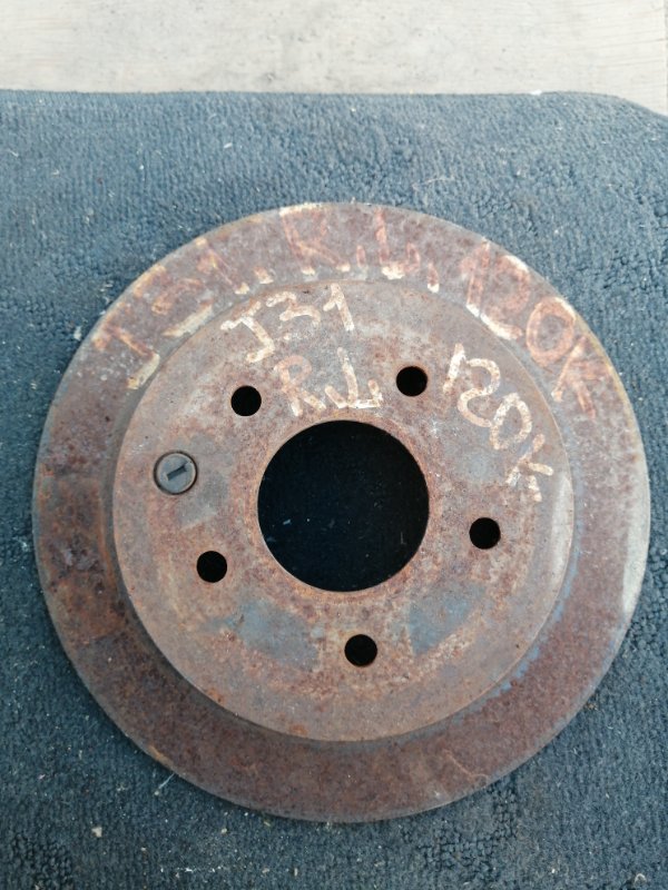 Тормозной диск Nissan Teana J31 VQ23 задний (б/у)