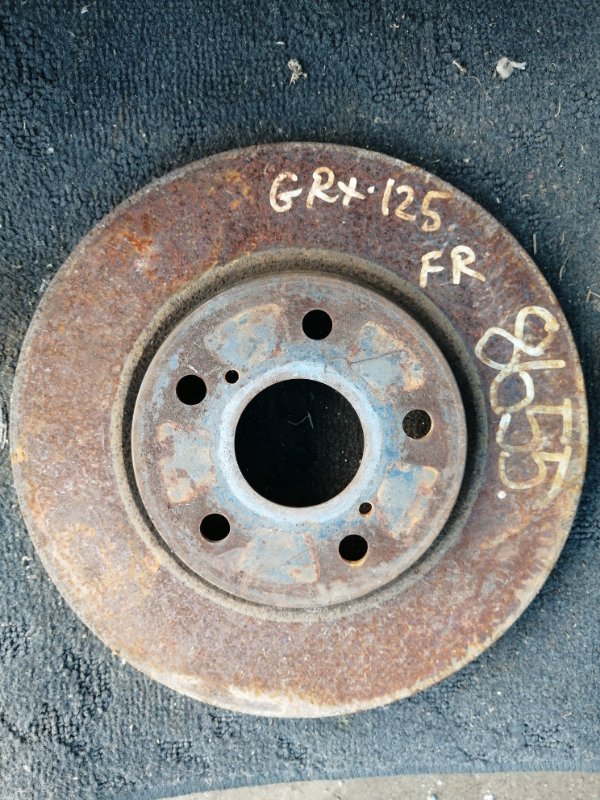 Тормозной диск Toyota Mark X GRX125 4GR передний (б/у)