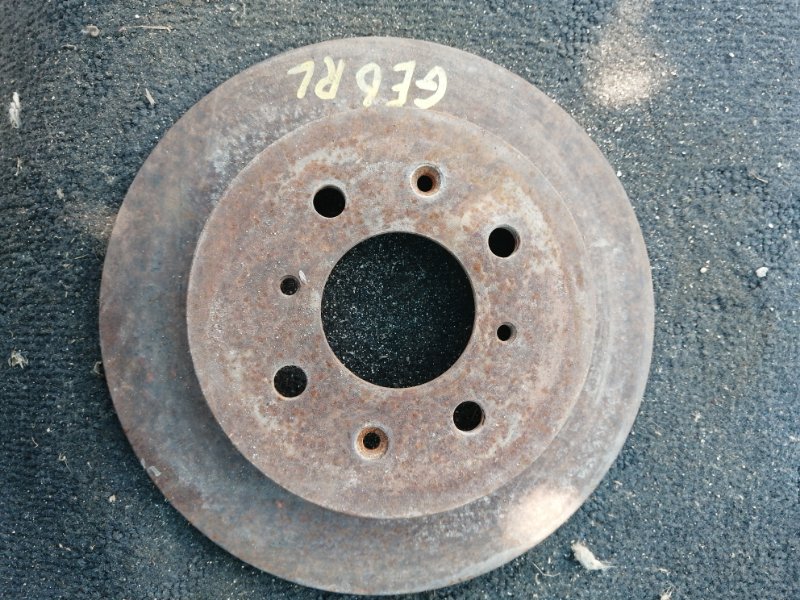 Тормозной диск Honda Fit GE6 L15A задний (б/у)