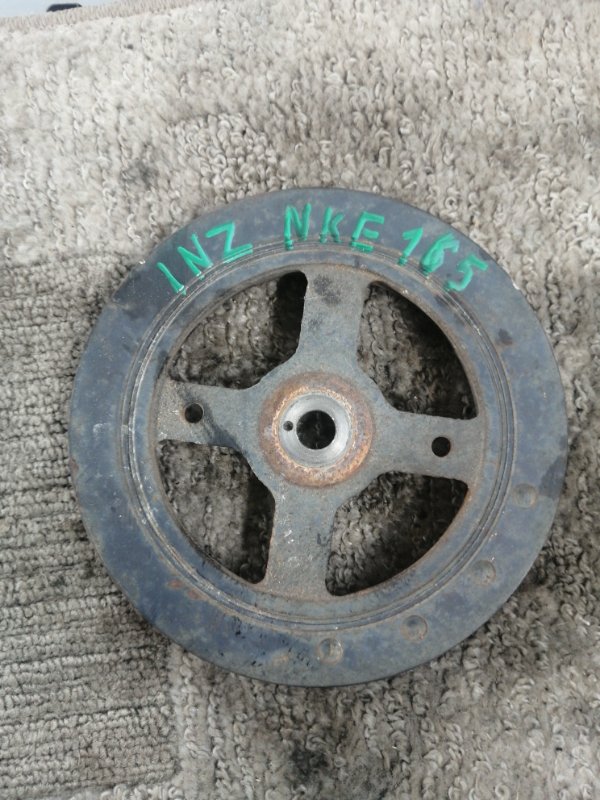 Шкив коленвала Toyota Fielder NKE165 1NZ-FXE (б/у)