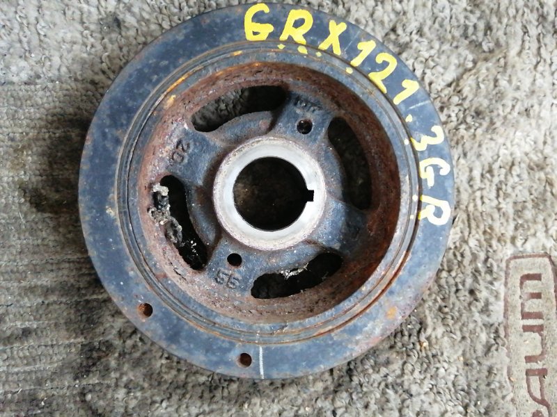 Шкив коленвала Toyota Mark X GRX121 3GR (б/у)
