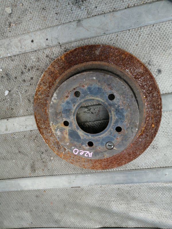 Тормозной диск Nissan Leaf AZE0 задний (б/у)