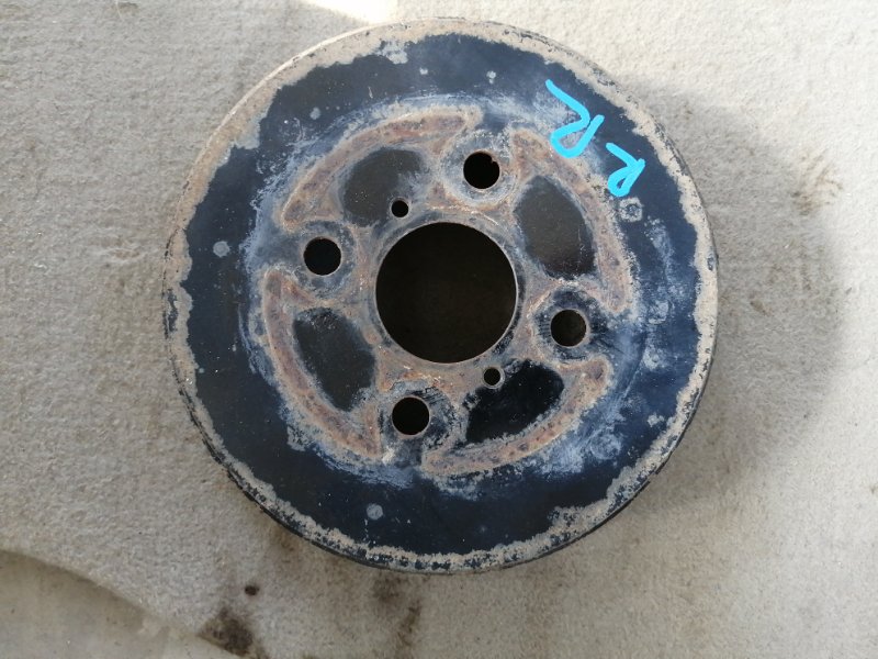 Тормозной барабан Toyota Yaris SCP90 2SZ-FE задний (б/у)