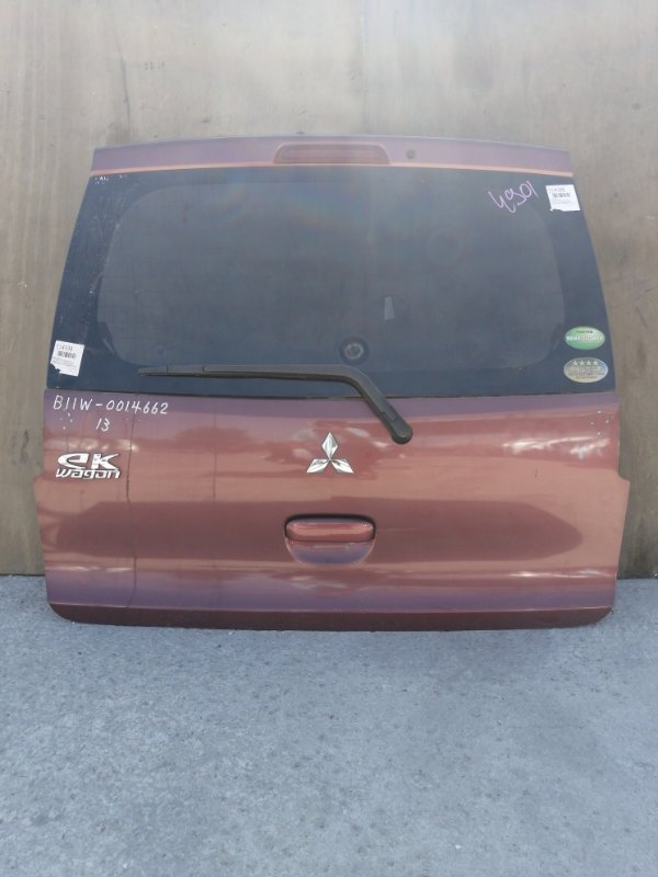 Дверь багажника Mitsubishi Ek Wagon B11W (б/у)