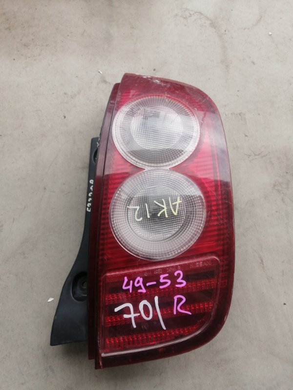 Стоп-сигнал NISSAN March K12 задний правый (б/у)