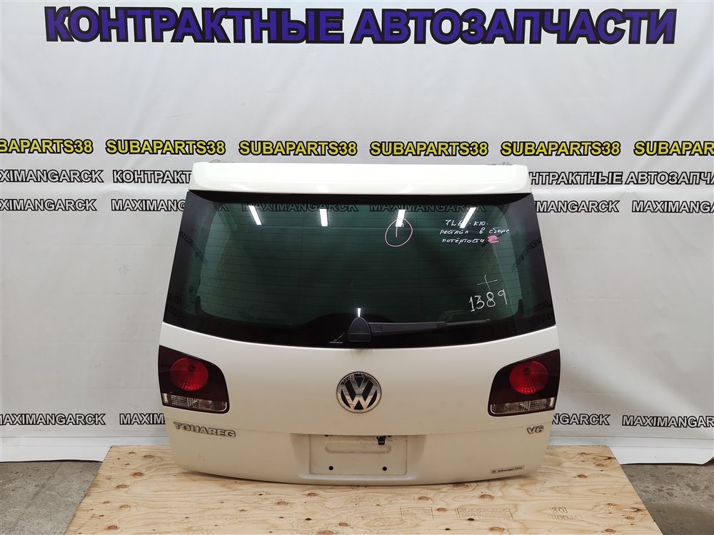 Дверь пятая VOLKSWAGEN TOUAREG 2008 7L BHK 7L6827025AS контрактная