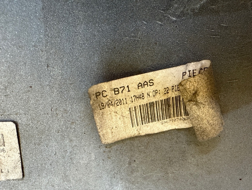 Бампер задний C4 2013 B7