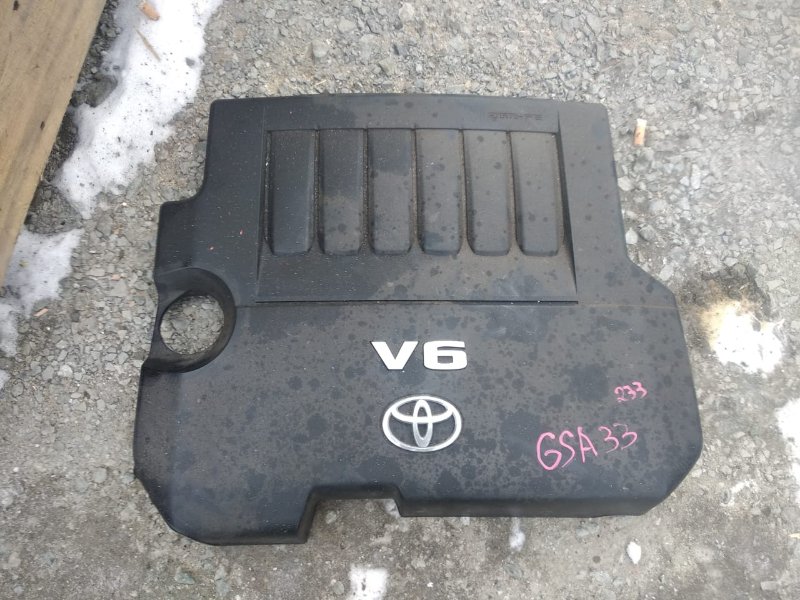 Пластиковая крышка на двс Toyota Vanguard GSA33 2GR-FE 2008 (б/у)