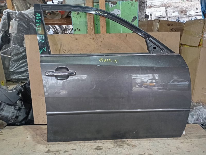 Дверь Toyota Mark Ii JZX110 1JZ-FSE 2002 передняя правая (б/у)