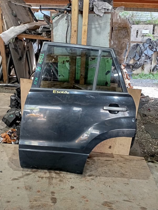 Дверь Suzuki Escudo TD54W J20A 2006 задняя левая (б/у)