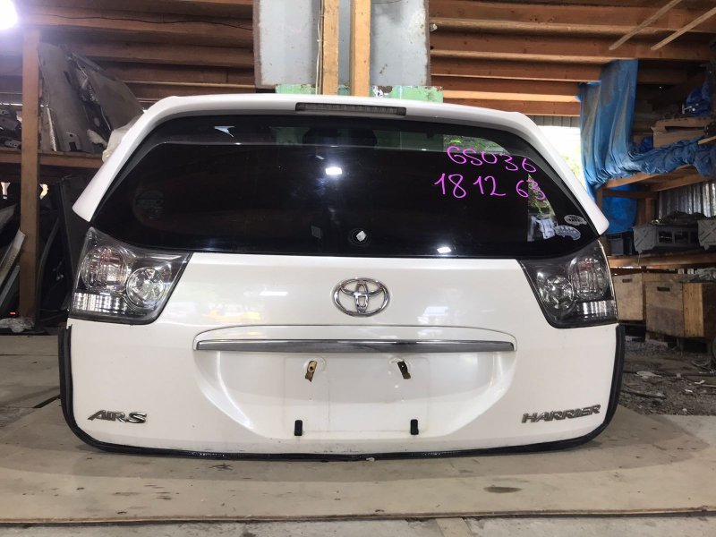 Дверь задняя TOYOTA HARRIER GSU35 2GR-FE 2008 (б/у)