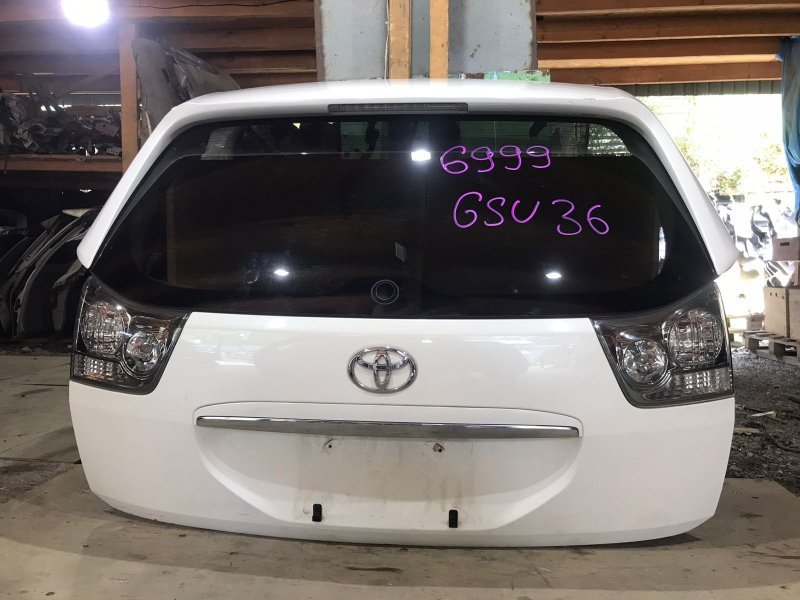 Дверь задняя TOYOTA HARRIER GSU35 2GR-FE 2008 (б/у)