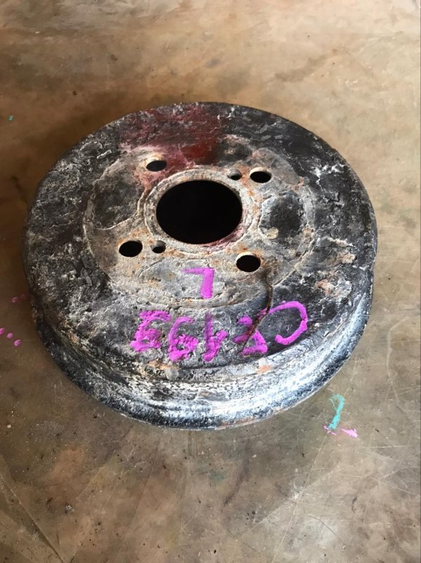 Тормозной барабан TOYOTA CALDINA CT199 3C 1995 задний левый (б/у)