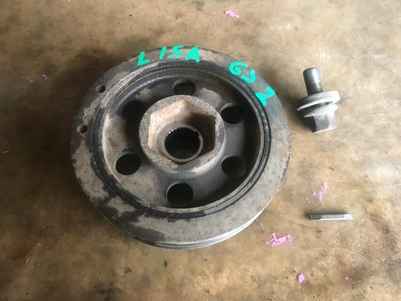 Шкив HONDA AIRWAVE GJ1 L15A 2010 (б/у)